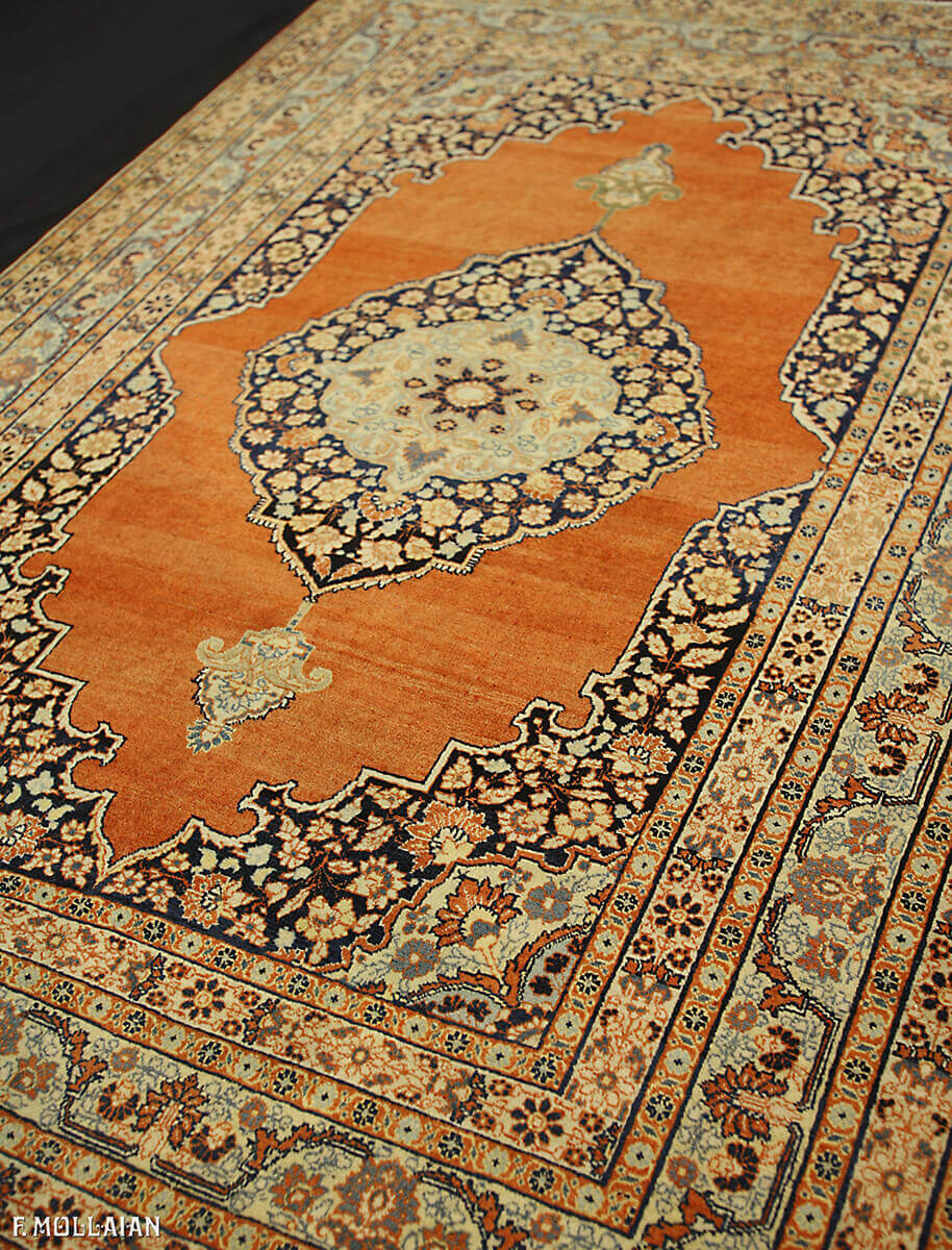 Antique Persian Tabriz Hadji Djalili Rug n°:55677682